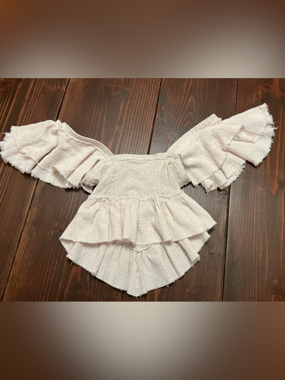 Free People off the shoulder Top - Picture 4 of 12
